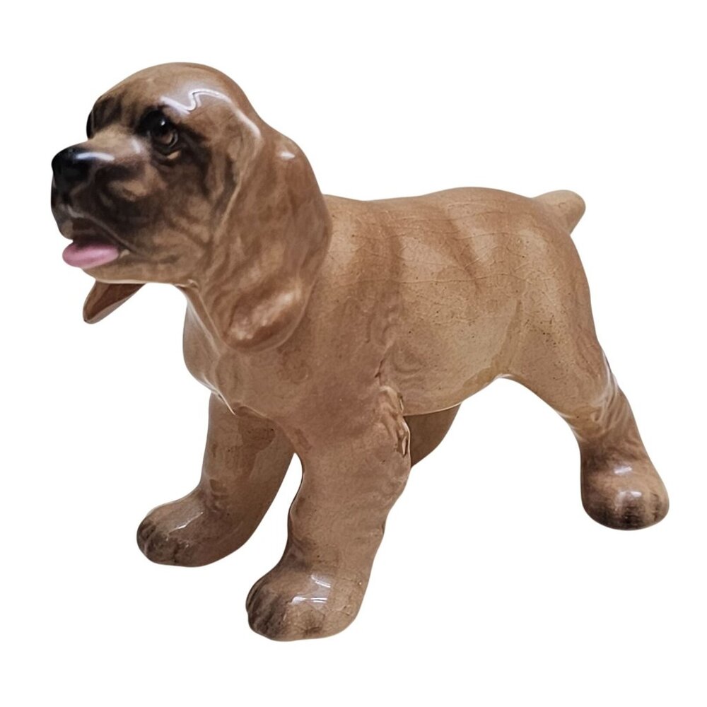 Hagen Renaker Patsy Cocker Spaniel Puppy Figurine Dog Glossy Version